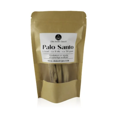 Palo Santo første grad i genoplukkelig pose med vindue