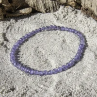 Tanzanit armbånd 4 mm