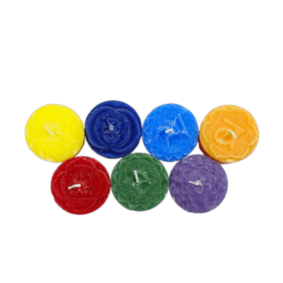 7 Chakra fyrfadslys2
