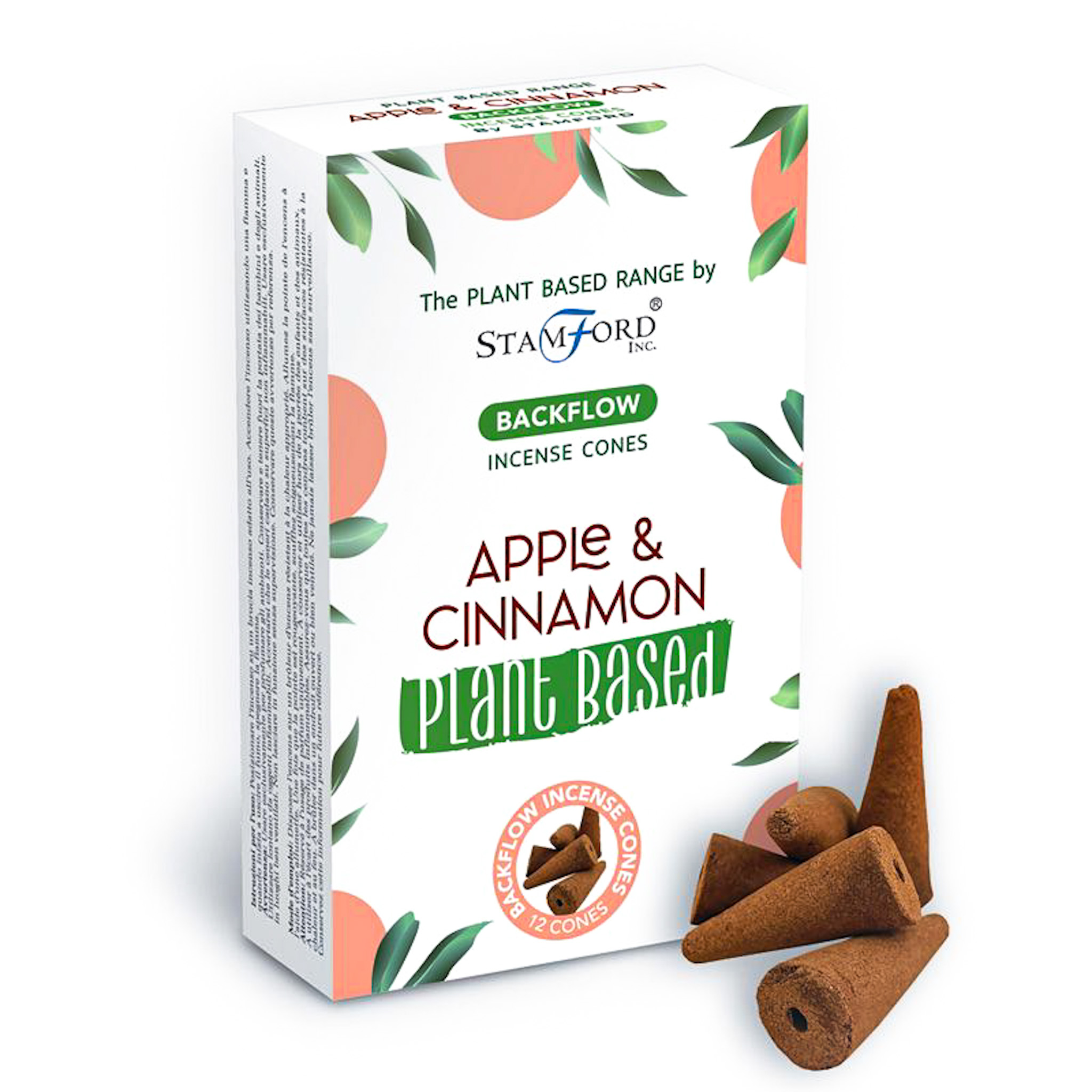 4814 Apple og cinnamon backflow røgelseskegler