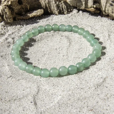 Grøn Kvarts armbånd 6 mm