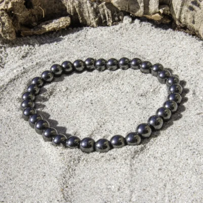 Hæmatit armbånd 6 mm