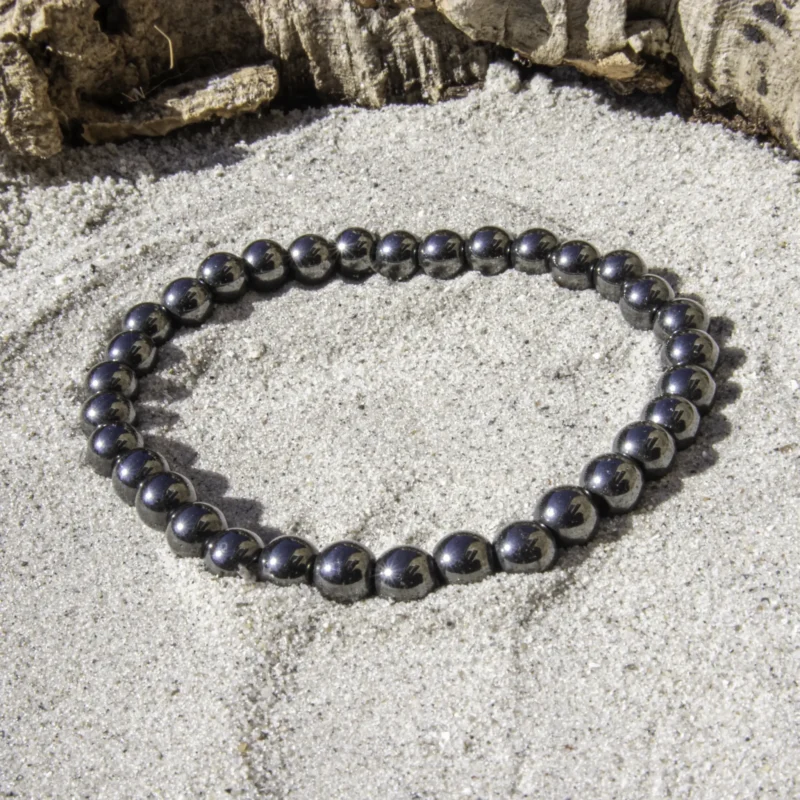 Hæmatit armbånd 6 mm