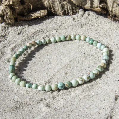 Peruviansk Turquoise armbånd 4 mm