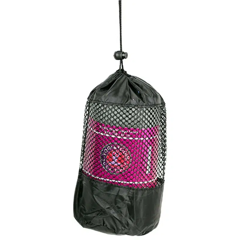 Yogi & Yogini yoga håndklæde med silikone dutter | Grå | 183x65-3