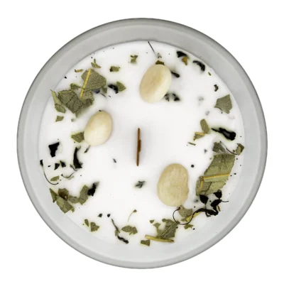 Mint Månesten Aromaterapi Krystal Duft Lys