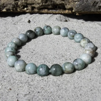 8 mm smaragd armbånd