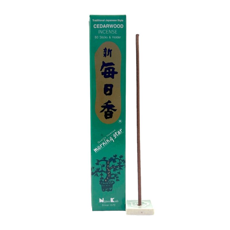 cedertræ røgelsespinde morning star japansk røgelse