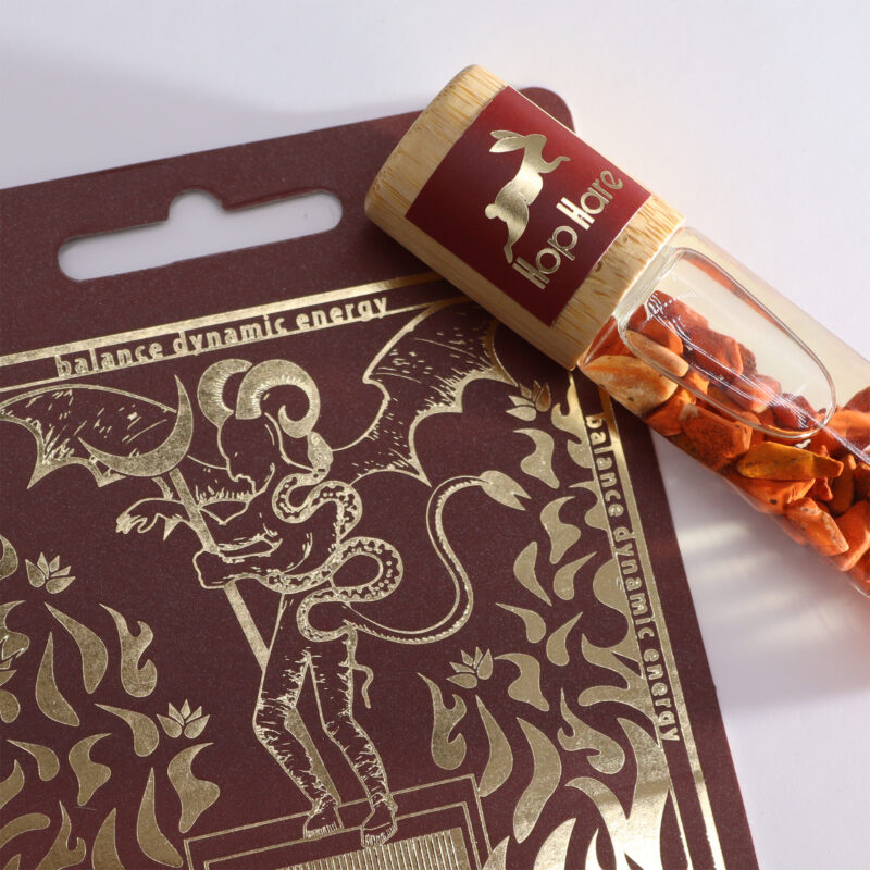 The Devil | Rød Jaspis | Tarot | Æterisk Olie | Roll On - Image 2