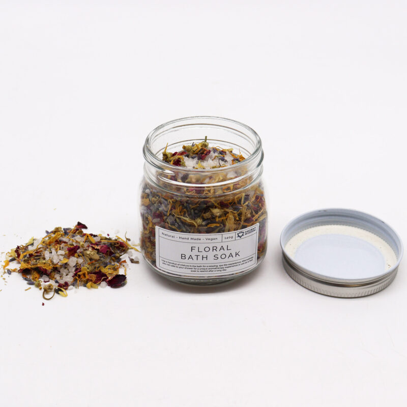 Floral Bath Soak | Badesalt Blend | 140 g. - Image 3