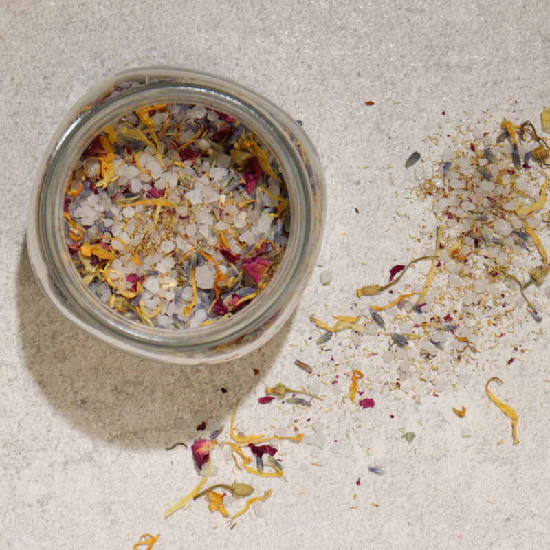 Floral Bath Soak | Badesalt Blend | 140 g. - Image 5