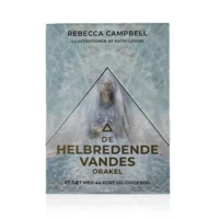 De helbredende vandes orakel kort i emballage med bølgende vand som baggrund