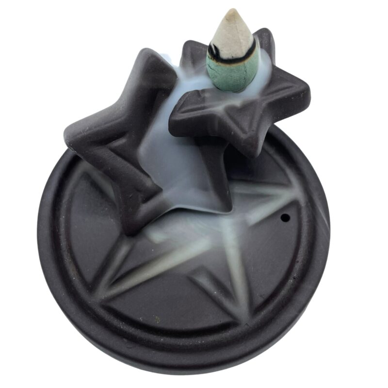 Backflow-Incense-Burner-Pentagon-Falls Backflow Røgelsesbrænder