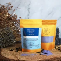 BLÅ FLØJLSLATTE | Blå Sommerfugleært Blend Latte