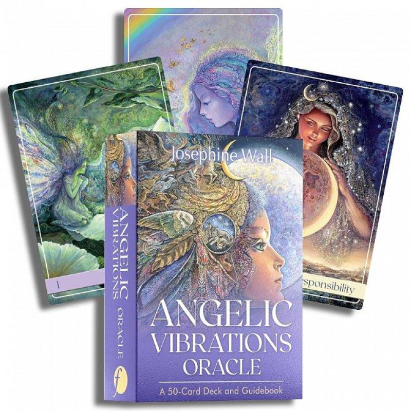angelic vibrations oracle orakelkort med eksempel på 3 kort