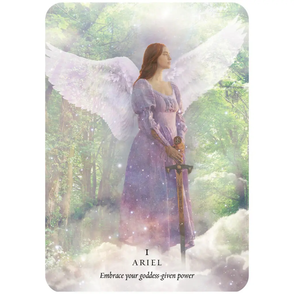 Divine Feminine Archangel Oracle | Orakelkort | Claire Stone - Billede 3