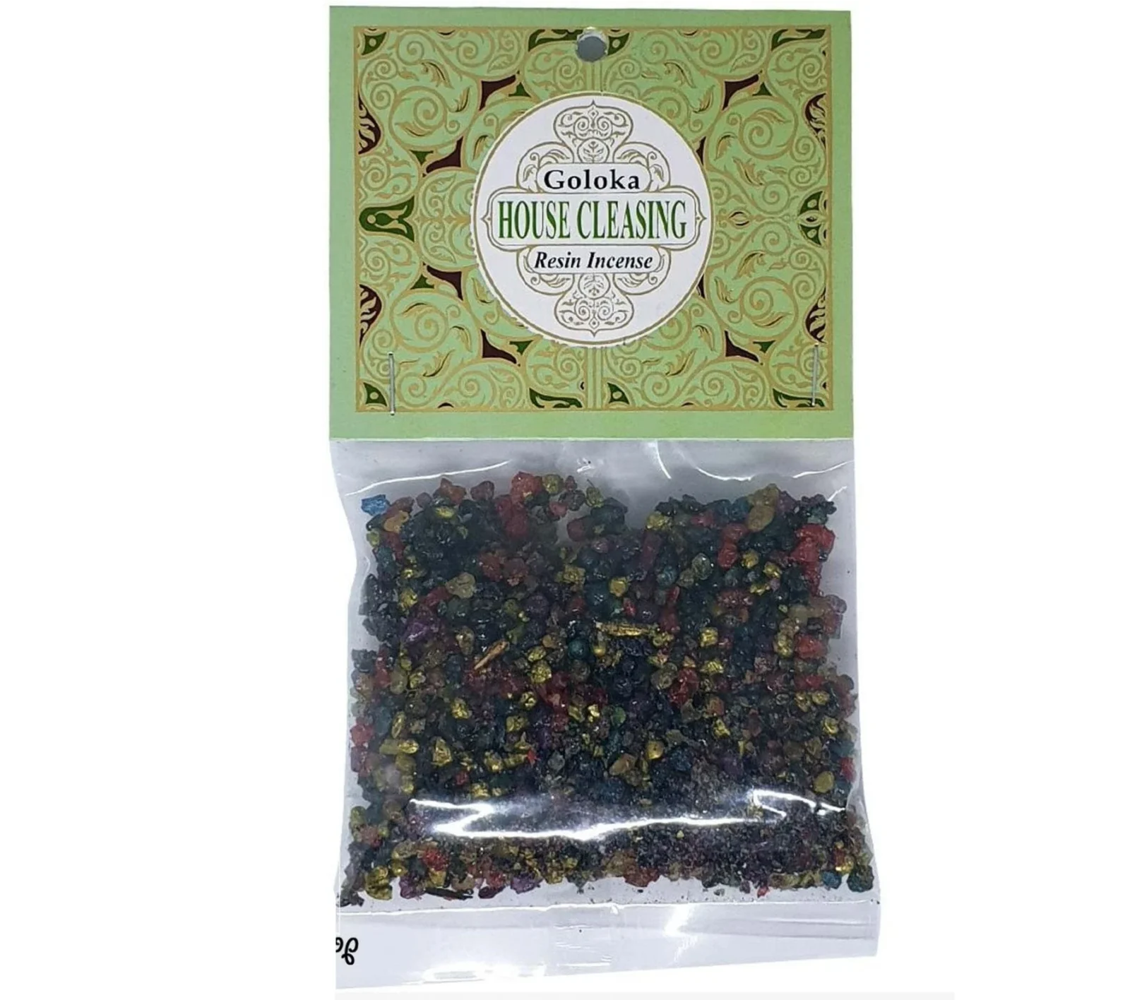 flerfarvet resin i pakke