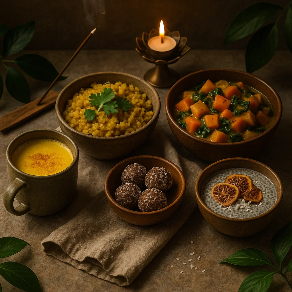 ayurvedisk december opskrift på bord