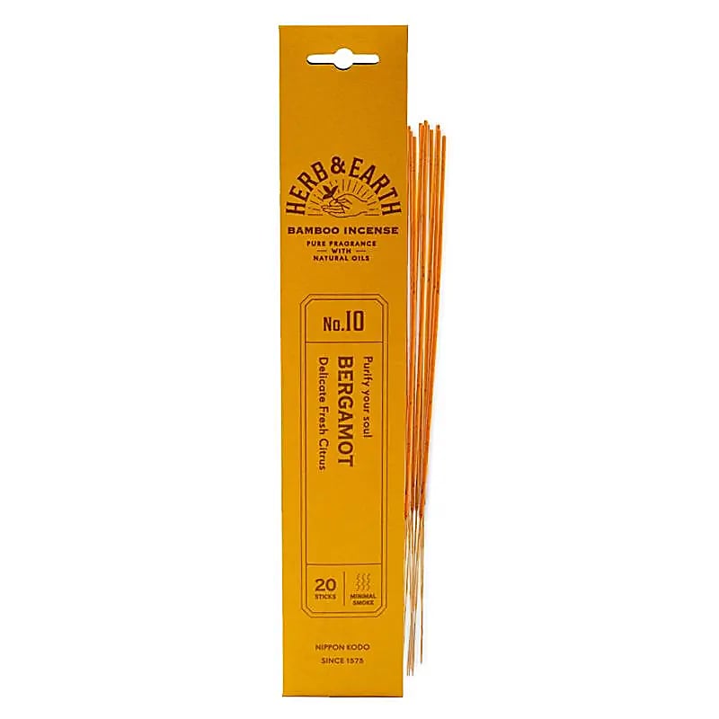 Bergamot herb & earth nippon kodo røgelsespinde