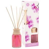 Lyserød væske i glasflaske