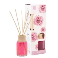 pink væske I glasflaske