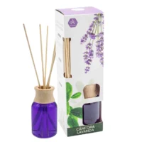 lilla væske i glasflaske