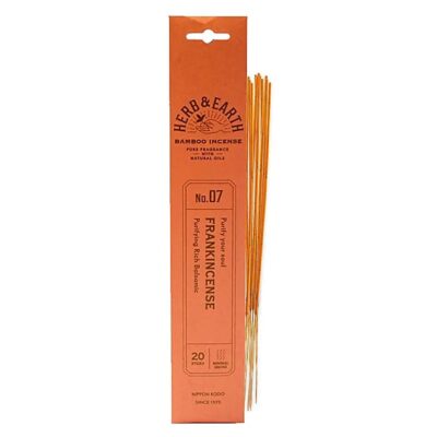 frankincense røgelsespinde herb & earth nippon kodo
