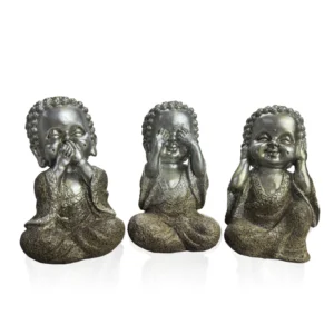 de 3 vise munke statue
