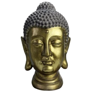 stor buddha statue I guld