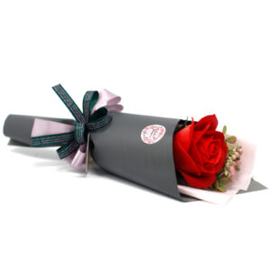 rød rose sæbeblomst