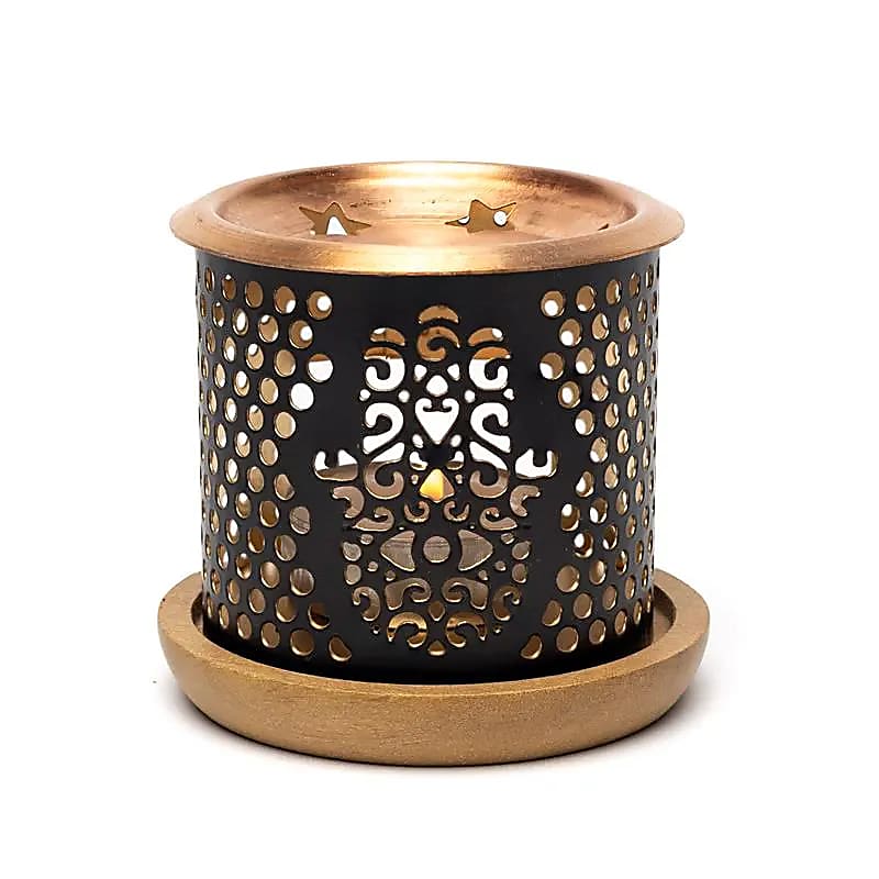 sort og kobber aromafume diffuser