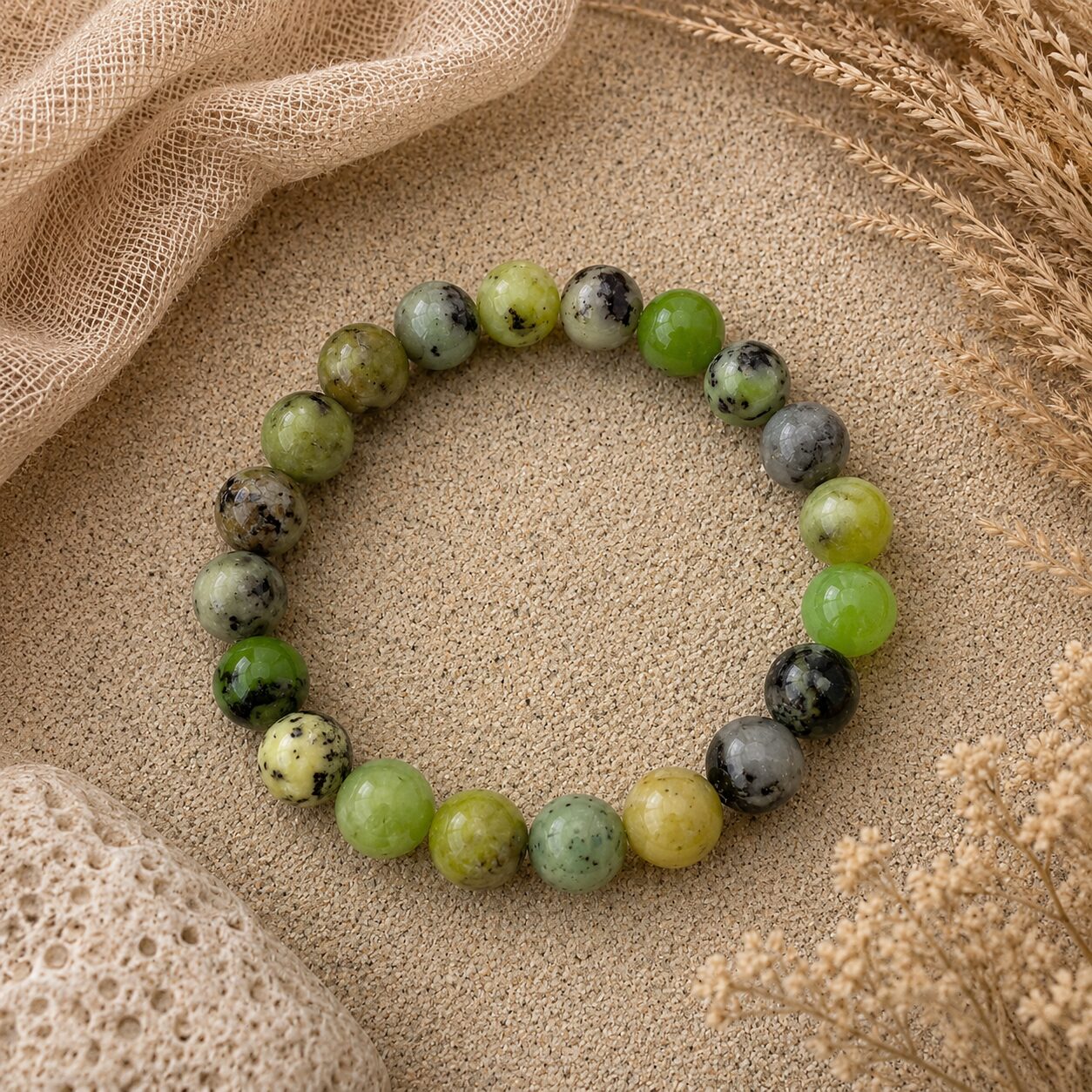 chrysoprase armbånd