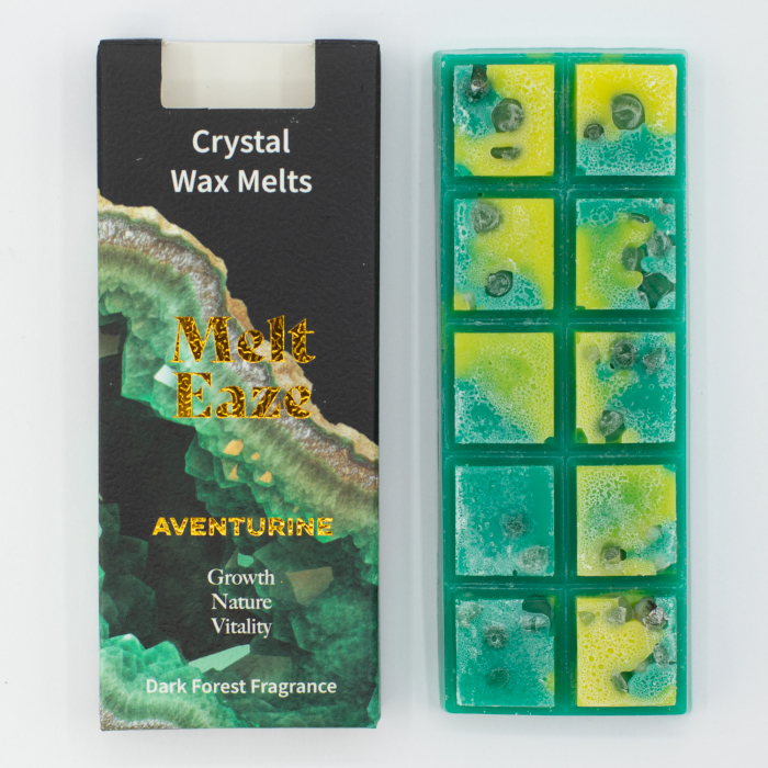 dark forest aventurin krystal wax melts