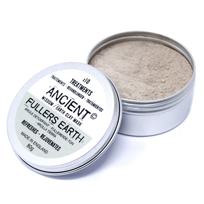 fullers earth ler ansigtsmaske I metaldåse