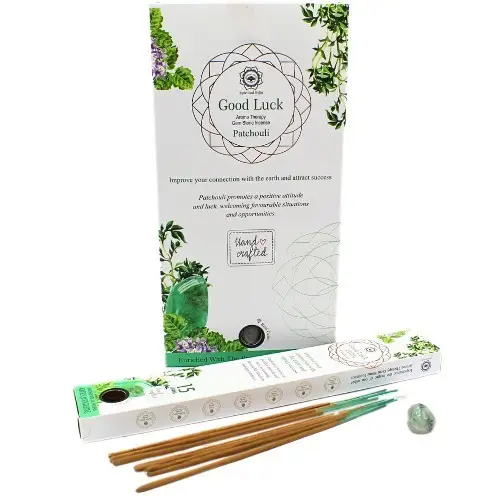 patchouli grøn aventurin røgelsespinde